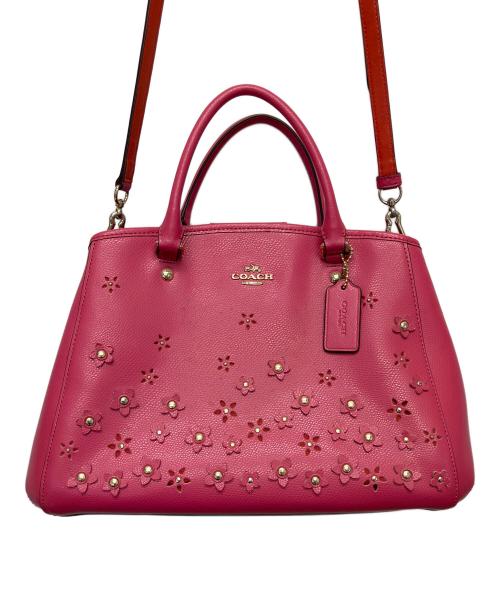 COACH（コーチ）COACH (コーチ) 2WAYバッグ ピンクの古着・服飾アイテム