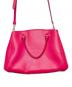 中古・古着 COACH (コーチ) 2WAYバッグ ピンク：12000円