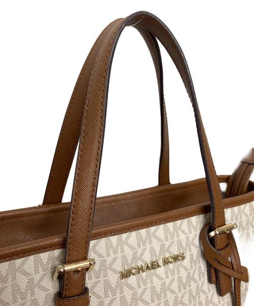 MICHAEL KORS（マイケル・コース）MICHAEL KORS (マイケル・コース) ハンドバッグ ブラウンの古着・服飾アイテム