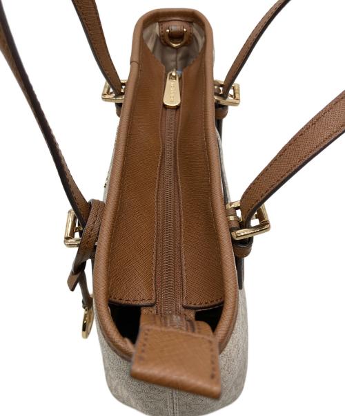 MICHAEL KORS（マイケル・コース）MICHAEL KORS (マイケル・コース) ハンドバッグ ブラウンの古着・服飾アイテム