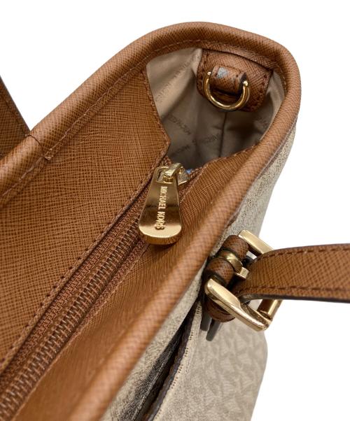 MICHAEL KORS（マイケル・コース）MICHAEL KORS (マイケル・コース) ハンドバッグ ブラウンの古着・服飾アイテム