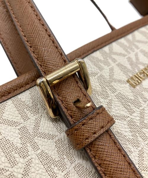 MICHAEL KORS（マイケル・コース）MICHAEL KORS (マイケル・コース) ハンドバッグ ブラウンの古着・服飾アイテム