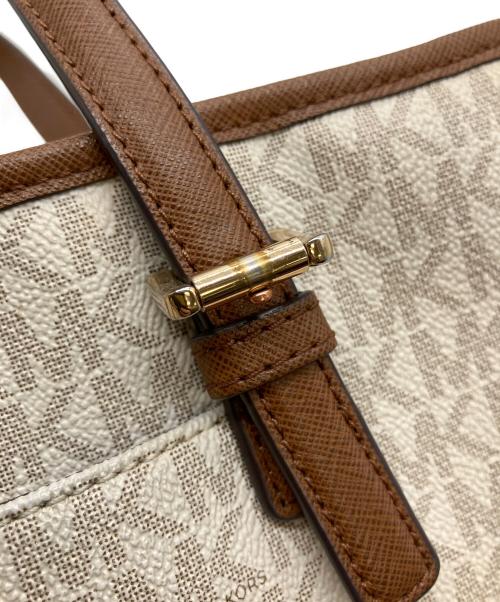 MICHAEL KORS（マイケル・コース）MICHAEL KORS (マイケル・コース) ハンドバッグ ブラウンの古着・服飾アイテム
