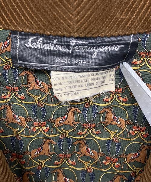 Salvatore Ferragamo（サルヴァトーレ フェラガモ）Salvatore Ferragamo (サルヴァトーレ フェラガモ) キルティングジャケット ネイビー サイズ:表記なしの古着・服飾アイテム