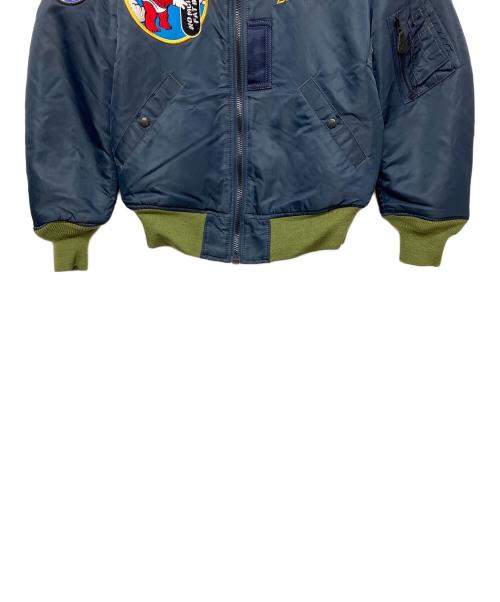 TED COMPANY（テッドカンパニー）TED COMPANY (テッドカンパニー) MA-1ジャケット ネイビー サイズ:38の古着・服飾アイテム