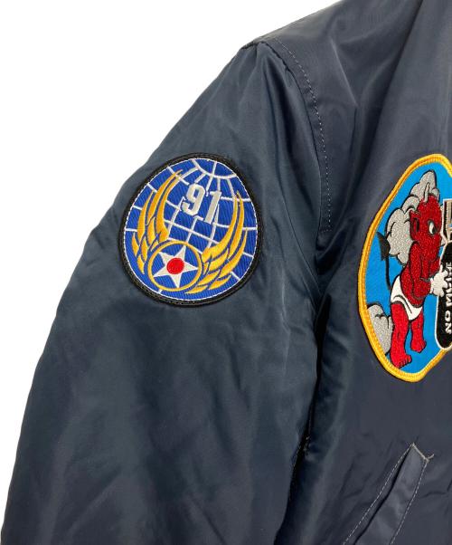 TED COMPANY（テッドカンパニー）TED COMPANY (テッドカンパニー) MA-1ジャケット ネイビー サイズ:38の古着・服飾アイテム