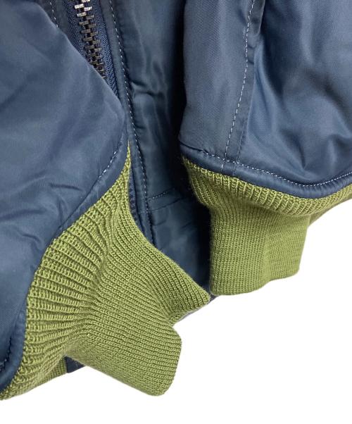 TED COMPANY（テッドカンパニー）TED COMPANY (テッドカンパニー) MA-1ジャケット ネイビー サイズ:38の古着・服飾アイテム