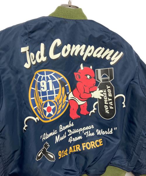 TED COMPANY（テッドカンパニー）TED COMPANY (テッドカンパニー) MA-1ジャケット ネイビー サイズ:38の古着・服飾アイテム