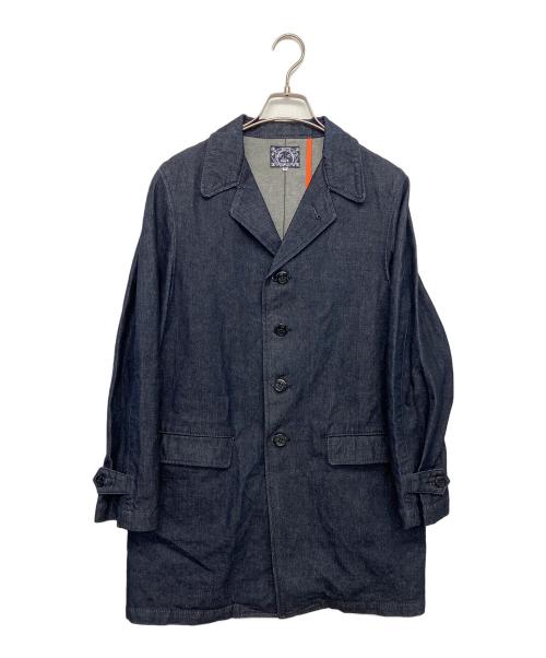 EVISU（エヴィス）EVISU (エヴィス) デニムジャケット ネイビー サイズ:S (34)の古着・服飾アイテム