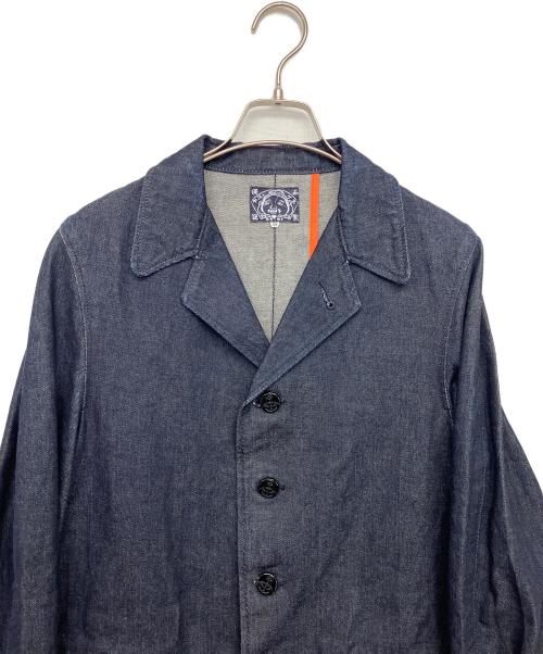 EVISU（エヴィス）EVISU (エヴィス) デニムジャケット ネイビー サイズ:S (34)の古着・服飾アイテム