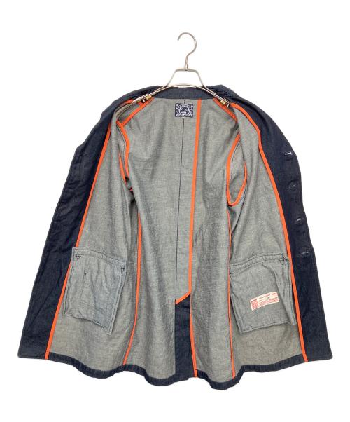 EVISU（エヴィス）EVISU (エヴィス) デニムジャケット ネイビー サイズ:S (34)の古着・服飾アイテム