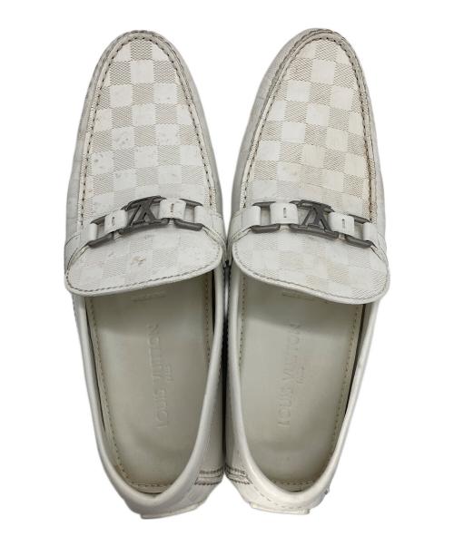 LOUIS VUITTON（ルイ ヴィトン）LOUIS VUITTON (ルイ ヴィトン) ドライビングシューズ ホワイト サイズ:29cmの古着・服飾アイテム