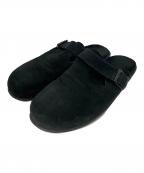 ISLAND SLIPPERアイランドスリッパ）の古着「CLASSIC SUEDE CLOG」｜ブラック