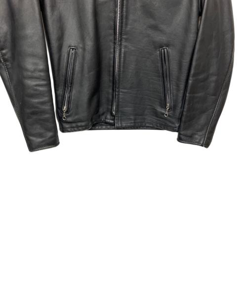 Schott（ショット）Schott (ショット) シングルライダースジャケット ブラック サイズ:36の古着・服飾アイテム