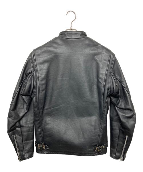 Schott（ショット）Schott (ショット) シングルライダースジャケット ブラック サイズ:36の古着・服飾アイテム