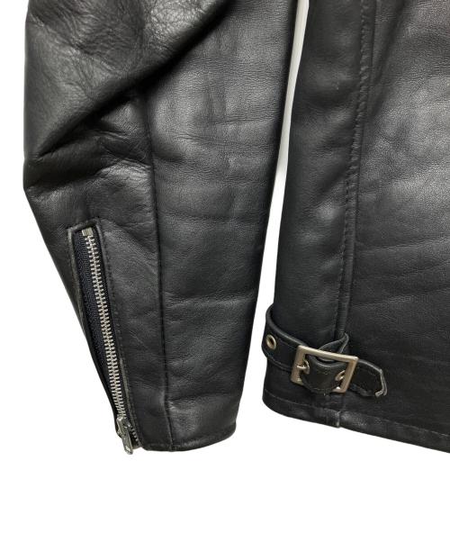 Schott（ショット）Schott (ショット) シングルライダースジャケット ブラック サイズ:36の古着・服飾アイテム