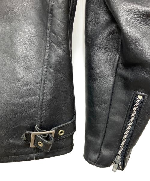 Schott（ショット）Schott (ショット) シングルライダースジャケット ブラック サイズ:36の古着・服飾アイテム
