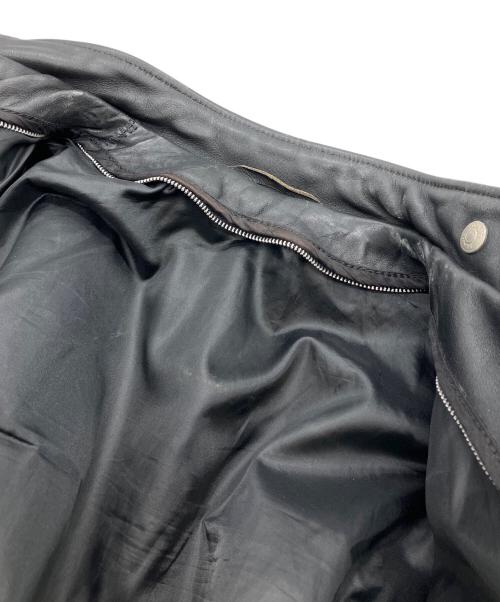 Schott（ショット）Schott (ショット) シングルライダースジャケット ブラック サイズ:36の古着・服飾アイテム