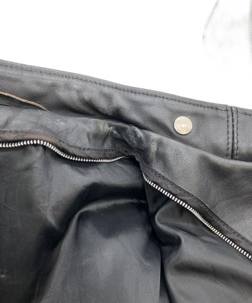 Schott（ショット）Schott (ショット) シングルライダースジャケット ブラック サイズ:36の古着・服飾アイテム