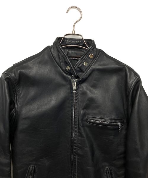 Schott（ショット）Schott (ショット) シングルライダースジャケット ブラック サイズ:不明の古着・服飾アイテム