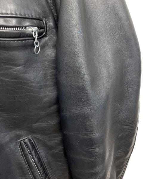 Schott（ショット）Schott (ショット) シングルライダースジャケット ブラック サイズ:不明の古着・服飾アイテム