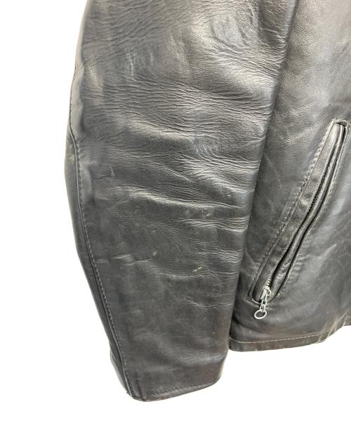 Schott（ショット）Schott (ショット) シングルライダースジャケット ブラック サイズ:不明の古着・服飾アイテム