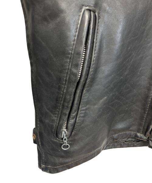 Schott（ショット）Schott (ショット) シングルライダースジャケット ブラック サイズ:不明の古着・服飾アイテム