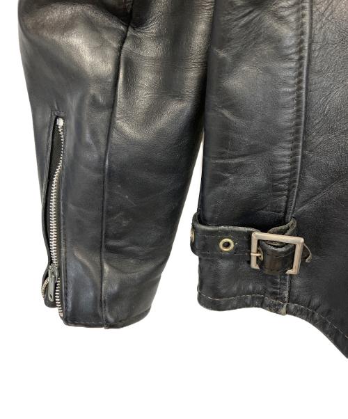 Schott（ショット）Schott (ショット) シングルライダースジャケット ブラック サイズ:不明の古着・服飾アイテム