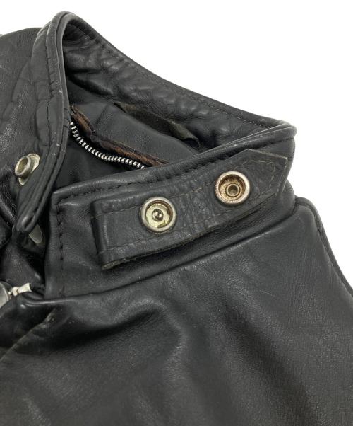 Schott（ショット）Schott (ショット) シングルライダースジャケット ブラック サイズ:不明の古着・服飾アイテム