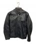 Schott（ショット）の古着「シングルライダースジャケット」｜ブラック
