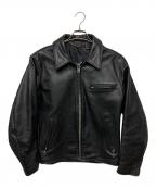 Schottショット）の古着「シングルライダースジャケット」｜ブラック