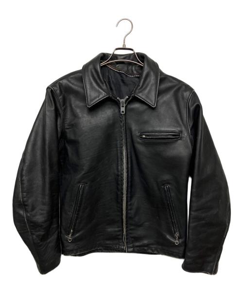 Schott（ショット）Schott (ショット) シングルライダースジャケット ブラック サイズ:不明の古着・服飾アイテム
