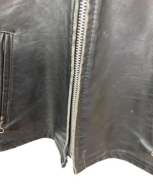 Schott（ショット）Schott (ショット) シングルライダースジャケット ブラック サイズ:不明の古着・服飾アイテム