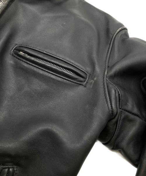 Schott（ショット）Schott (ショット) シングルライダースジャケット ブラック サイズ:不明の古着・服飾アイテム