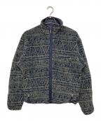 Patagoniaパタゴニア）の古着「F97　サラサ柄　グリセードジャケット」｜ブラック×ブラウン