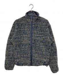 Patagonia（パタゴニア）の古着「F97　サラサ柄　グリセードジャケット」｜ブラック×ブラウン