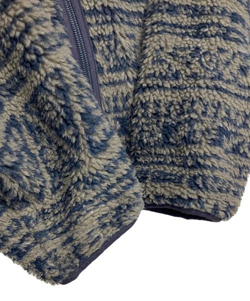 Patagonia（パタゴニア）Patagonia (パタゴニア) F97　サラサ柄　グリセードジャケット ブラック×ブラウン サイズ:Mの古着・服飾アイテム