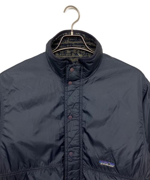 Patagonia（パタゴニア）Patagonia (パタゴニア) F97　サラサ柄　グリセードジャケット ブラック×ブラウン サイズ:Mの古着・服飾アイテム