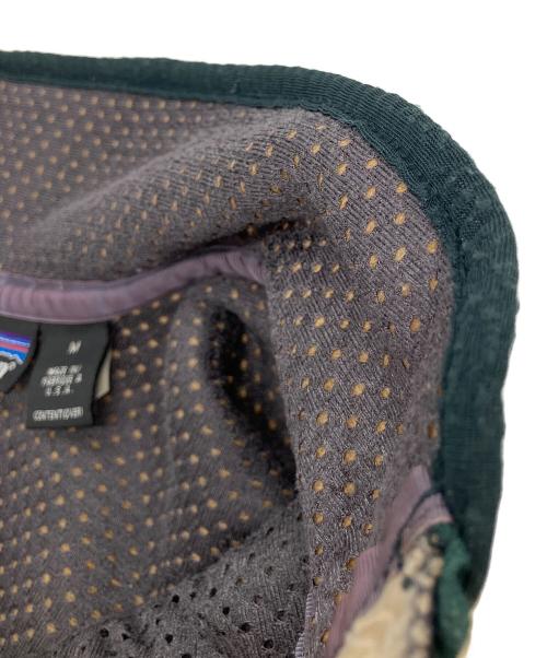 Patagonia（パタゴニア）Patagonia (パタゴニア) 97年　レトロカーディガン ベージュ×グリーン サイズ:Mの古着・服飾アイテム