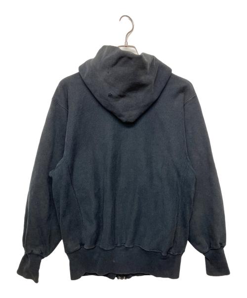 Champion REVERSE WEAVE（チャンピオン リバース ウィーブ）Champion REVERSE WEAVE (チャンピオン リバース ウィーブ) ジップパーカー ブラック サイズ:Lの古着・服飾アイテム