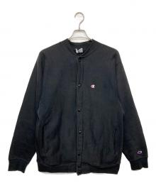 Champion REVERSE WEAVE（チャンピオン リバース ウィーブ）の古着「スナップカーディガン 90s 」｜ブラック