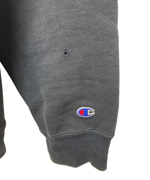 Champion REVERSE WEAVE（チャンピオン リバース ウィーブ）Champion REVERSE WEAVE (チャンピオン リバース ウィーブ) スナップカーディガン 90s  ブラック サイズ:L　の古着・服飾アイテム