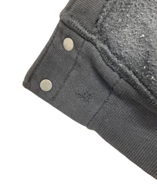 Champion REVERSE WEAVE（チャンピオン リバース ウィーブ）Champion REVERSE WEAVE (チャンピオン リバース ウィーブ) スナップカーディガン 90s  ブラック サイズ:L　の古着・服飾アイテム