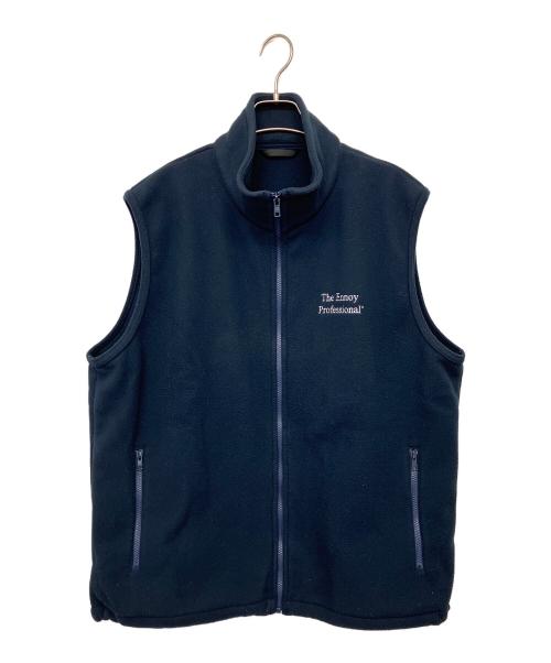The Ennnoy Professional（ザ エンノイ プロフェッショナル）The Ennnoy Professional (ザ エンノイ プロフェッショナル) FLEECE VEST ネイビー サイズ:Lの古着・服飾アイテム