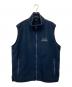 The Ennnoy Professional（ザ エンノイ プロフェッショナル）の古着「FLEECE VEST」｜ネイビー