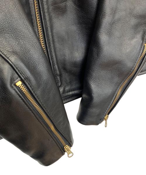 VANSON（バンソン）VANSON (バンソン) レザージャケット ブラック サイズ:38の古着・服飾アイテム