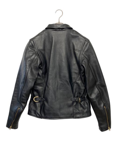 VANSON（バンソン）VANSON (バンソン) レザージャケット ブラック サイズ:38の古着・服飾アイテム