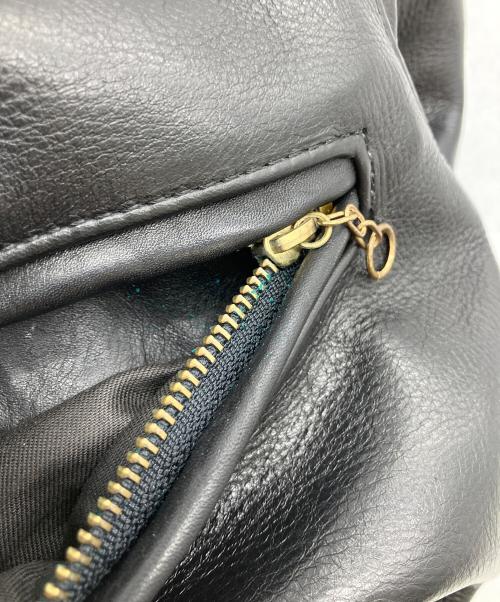 VANSON（バンソン）VANSON (バンソン) レザージャケット ブラック サイズ:38の古着・服飾アイテム