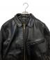 VANSON (バンソン) レザージャケット ブラック サイズ:38：30000円