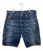 A BATHING APEア ベイシング エイプ）の古着「ショートデニム」｜インディゴ